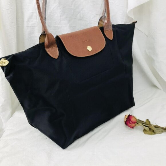 NWT Longchamp Le Pliage Original Large Shoulder Nylon Bag Tote - Picture 1 of 9